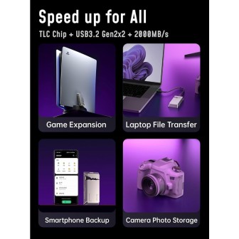 Premium CK20 512GB Magnetic External SSD