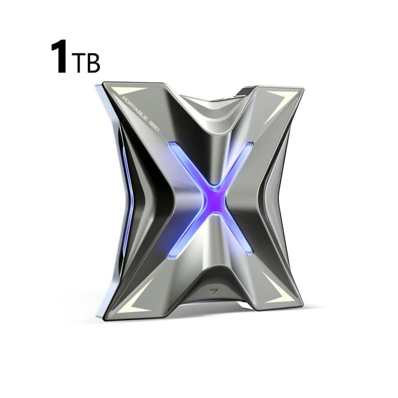 Premium RX20 2000MB/s Read with RGB Streamer Light Portable SSD