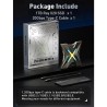Premium RX20 2000MB/s Read with RGB Streamer Light Portable SSD