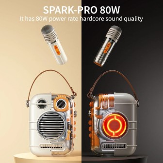 Divoom Spark-Pro Bluetooth Portable Speaker Karaoke