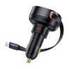 Premium Enjoyment Pro Car Charger C+Retractable iP Cable 55W