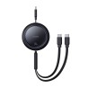 Premium Bright Mirror Series One-for-two Fast Charging Data Cable Type-C to C+C
