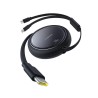 Premium Bright Mirror Series One-for-two Fast Charging Data Cable Type-C to C+C