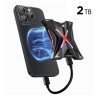 Premium Magnetic RX20 2000MB/s Read with RGB Streamer Light Portable SSD
