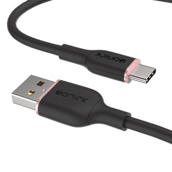 Premium PowerWire 1 Series TPE Charging Data Cable USB to Type-C 2m - Black