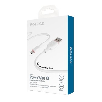 Premium PowerWire 1 Series TPE Charging Data Cable USB to Type-C 2m - Black
