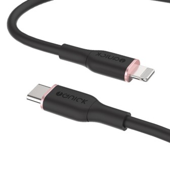 Premium PowerWire 1 Series TPE Charging Data Cable Type-C to Lightning - Black