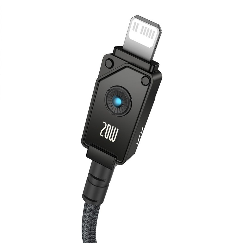 Premium Unbreakable Series Fast Charging Data Cable Type-C to Lightning - Black