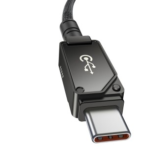 Premium Unbreakable Series Fast Charging Data Cable Type-C to Lightning - Black