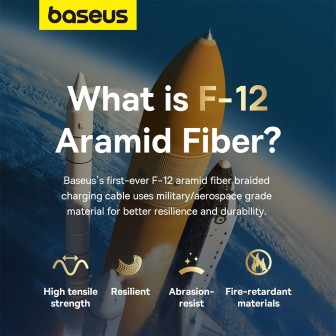 Premium Unbreakable Series Fast Charging Data Cable Type-C to Lightning - Black