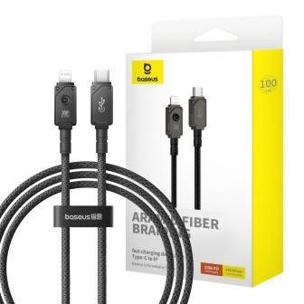 Premium Unbreakable Series Fast Charging Data Cable Type-C to Lightning - White