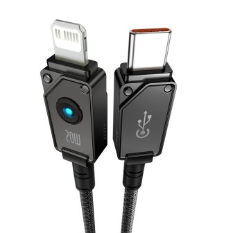 Premium Unbreakable Series Fast Charging Data Cable Type-C to Lightning - White
