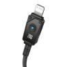 Premium Unbreakable Series Fast Charging Data Cable Type-C to Lightning - Black