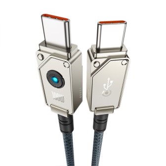 Premium Unbreakable Series Fast Charging Data Cable Type-C to Type-C - Black