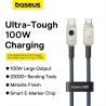 Premium Unbreakable Series Fast Charging Data Cable Type-C to Type-C - White