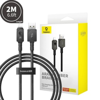 Premium Unbreakable Series Fast Charging Data Cable USB to Lightning - White