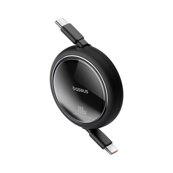 Premium Free2Draw Mini Retractable Charging Cable Type-C to Type-C 100W - Blue