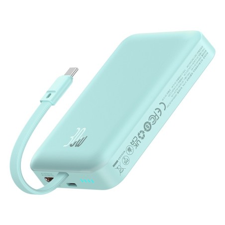 Premium Magnetic Mini Wireless Fast Charge Power Bank Type-C Edition - Mint