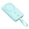 Premium Magnetic Mini Wireless Fast Charge Power Bank Type-C Edition - White