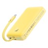 Premium Magnetic Mini Wireless Fast Charge Power Bank Type-C Edition - Yellow