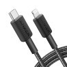 Premium 322 USB-C to Lightning Cable (6ft Braided) - White | Australia