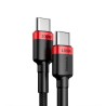Premium Cafule PD2.0 100W Flash Charging Type-C to Type-C Cable (20V 5A) - Red