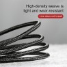 Premium Cafule USB to Type-C Cable 2A 3m for iPhone 15/16 Series - Deep