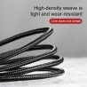 Premium Cafule USB to Type-C Cable 2A 3m for iPhone 15 / 16 Series - Red