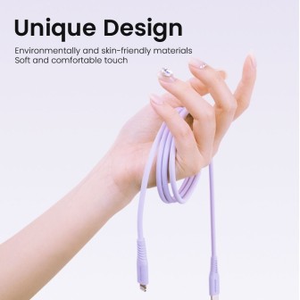 Premium 20V/3A USB-C to Lightning Colorful Charging Cable 1.2m - Yellow