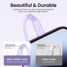 Premium 20V/3A USB-C to Lightning Colorful Charging Cable 1.2m - Yellow