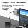 Premium MagWire 1 Series Self-winding Charging Data Cable 100W/5A 1m for - White
