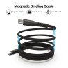 Premium MagWire 1 Series Self-winding Charging Data Cable 100W/5A 1m for - White