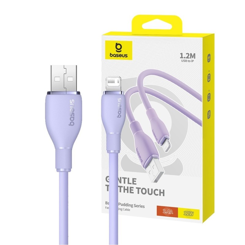 Premium Pudding Series Fast Charging Cable USB to Lightning 2.4A 1.2m