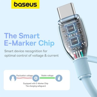 Premium Pudding Series Fast Charging Cable Type-C to Type-C 100W 1.2m