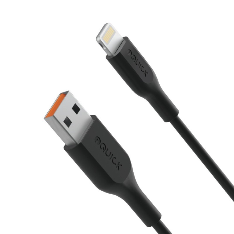 Premium PVC USB-A to Lightning Fast Charging Cable 2M