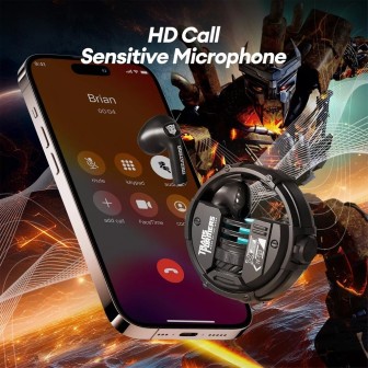 Transformers TF-T23 Wireless Earbuds - Yellow | Australia