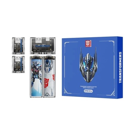 Transformers TF-D05 Removable Battery Charger Magnetic Power Bank - Blue