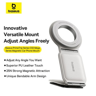 Premium PrimeTrip Series C02 Mega Magnetic Car Mount Stick-on Version