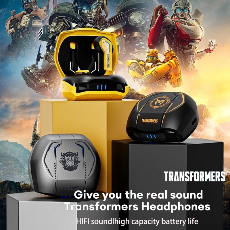 Transformers TF-T06 TWS Bluetooth Earphones - Silver | Australia