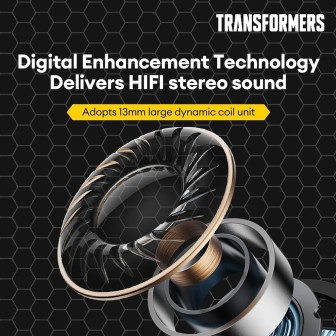Transformers TF-T06 TWS Bluetooth Earphones - Yellow | Australia