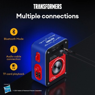 Transformers TF-Y02 Wireless Speaker - Black | Australia
