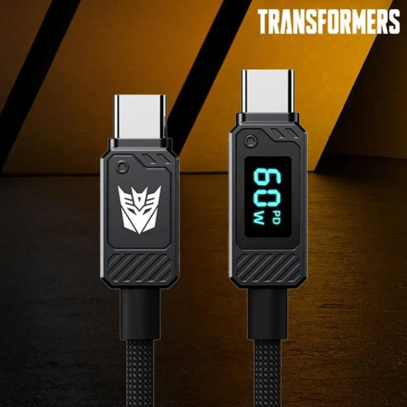 Transformers TF-A18 Type-C to Type-C 60W / 100W Fast Charge Data