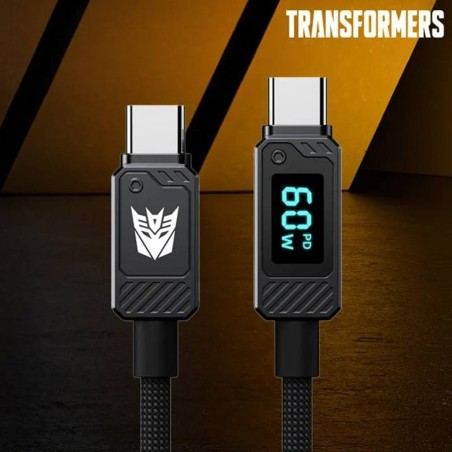 Transformers TF-A18 Type-C to Type-C 60W / 100W Fast Charge Data