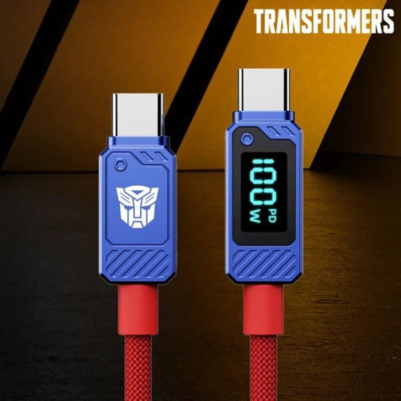 Transformers TF-A18 Type-C to Type-C 60W / 100W Fast Charge Data