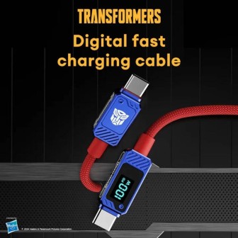 Transformers TF-A18 Type-C to Type-C 60W / 100W Fast Charge Data