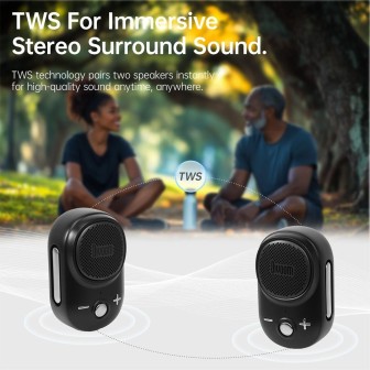 Divoom Itour-S Portable Bluetooth Speaker - Black | Australia