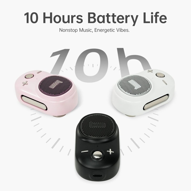 Divoom Itour-S Portable Bluetooth Speaker - Pink | Australia
