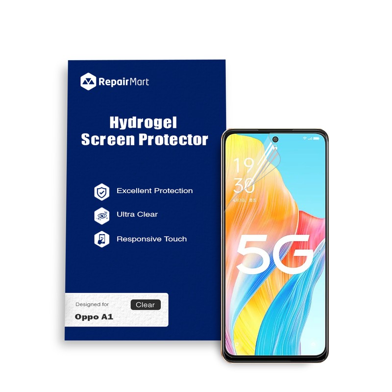 Oppo A1 Hydrogel Screen Protector Film Guard Cover Sheet