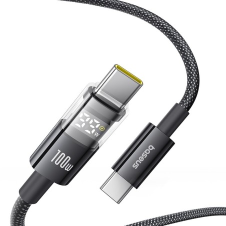 Premium Display 2 Fast Charging Data Cable USB-C to USB-C 100W 1M