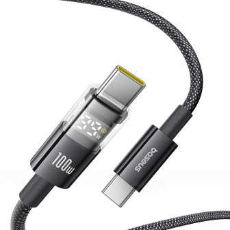Premium Display 2 Fast Charging Data Cable USB-C to USB-C 100W 1M